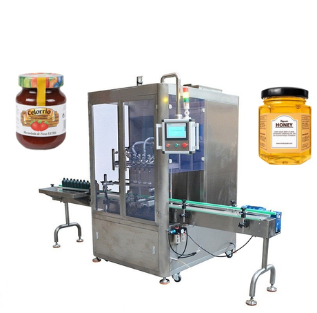 Máquina de enchimento de garrafa de ketchup, fácil de usar, linha de mel, pasta de tomate, molho de tomate, ketchup, máquina de embalagem