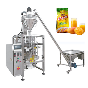 Máquina de embalagem vertical automática de pó seco para frutas, máquina de embalagem de pó de morango